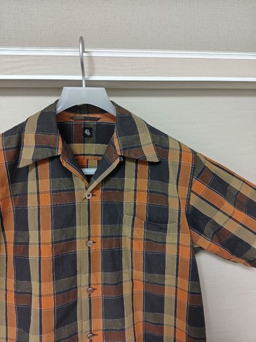 Kaptain Sunshine Beams Plus Open Collar SS Shirt Size 38 Medium Made in Japan