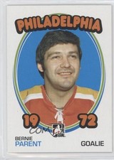 2009-10 ITG 1972 The Year in Hockey Blank Back Bernie Parent #108 HOF n1u