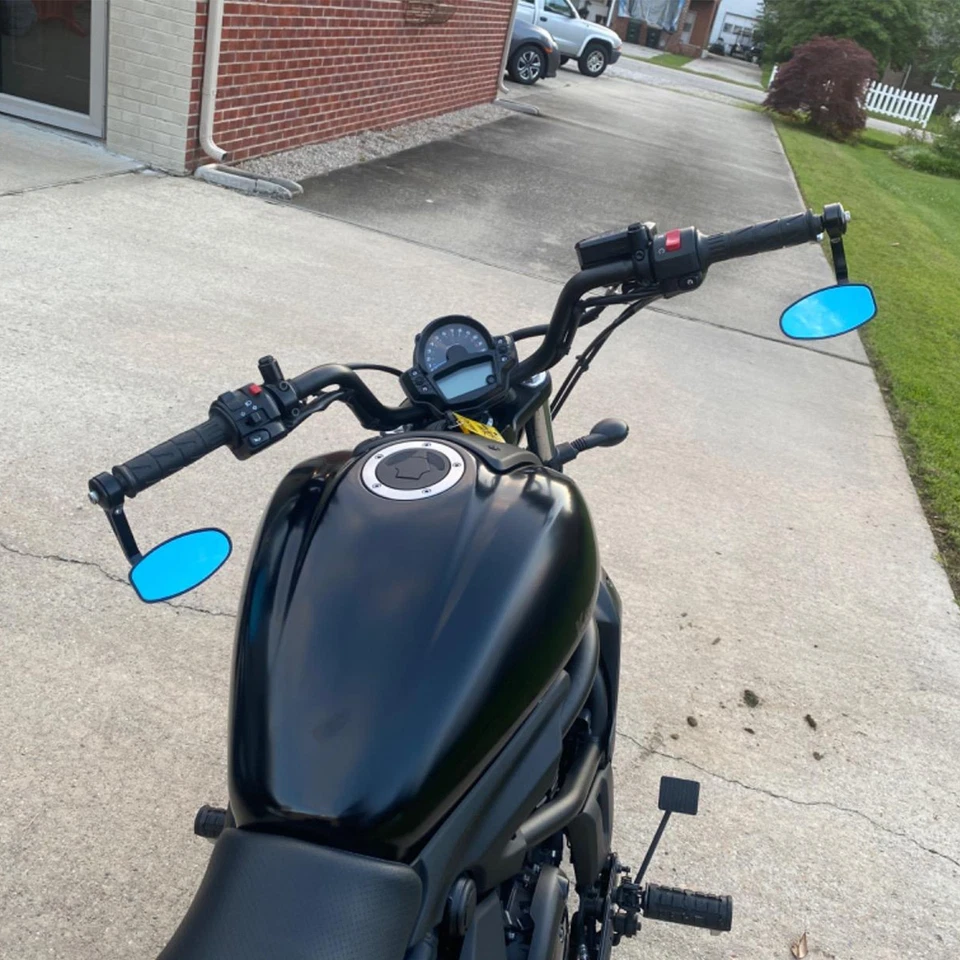 Espejos retrovisores de extremo de manillar de motocicleta de 7/8"" para Triumph Street Triple 765 R RS Rx S Foto 4 de 4