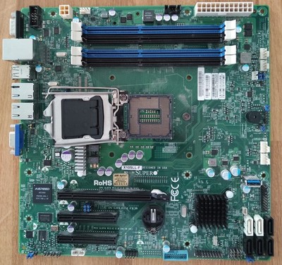 Supermicro X10SLL-F Server Mainboard - Sockel LGA1150 IPMI MicroATX Intel C222