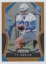 2019 Panini Prizm Rookies Orange Prizm 43/249 Ty Johnson #399 01h4