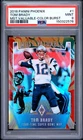 2018 PANINI PHOENIX MOST VALUABLE COLOR BURST #1 TOM BRADY PSA 9