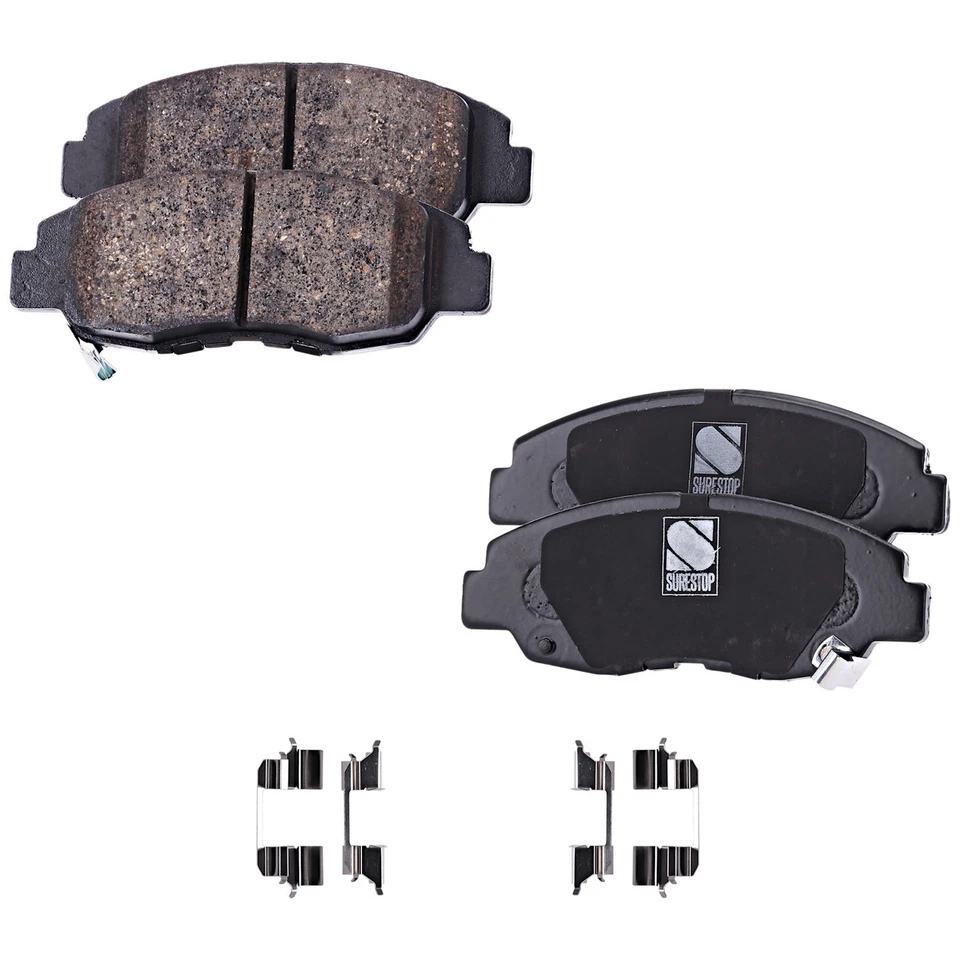 Front Brake Disc Rotors and Pads Kit Coupe Sedan for Honda Insight Civic 96-2003 - Image 3 of 4