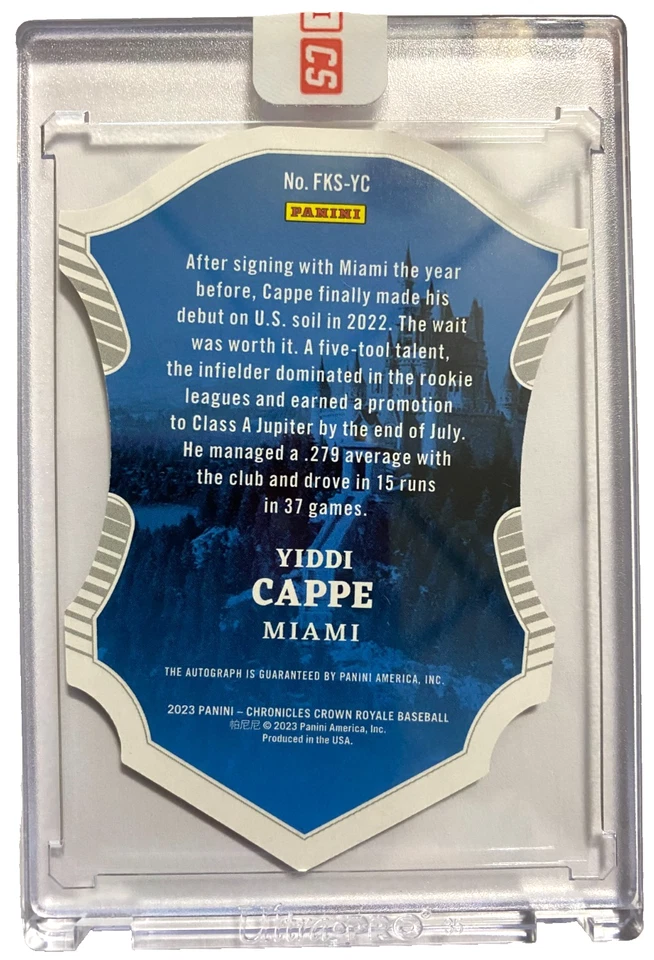 2023 Crown Royale Future Kings Holo Gold Yiddi Cappe Autograph #04/19 SEALED - Image 2 of 2