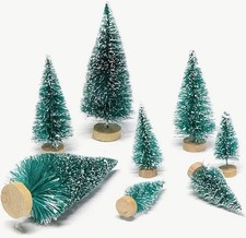 5PC MINI CHRISTMAS TREE TABLE TOP SMALL PINE TREE XMAS GREEN FOR DECOR DESKTOP