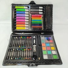 Creatology Art Set 80 Pieces Paint Markers Pencils Crayons Kit Artistic Drawing