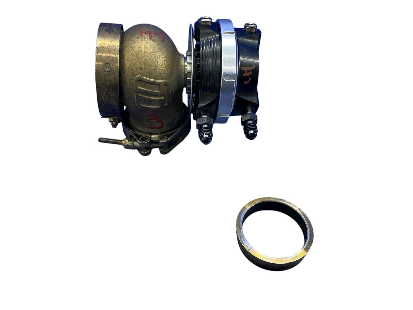 LAMBORGHINI HURACAN AWD 5.2L LEFT SIDE ENGINE MOTOR TURBO CHARGER WASTEGATE