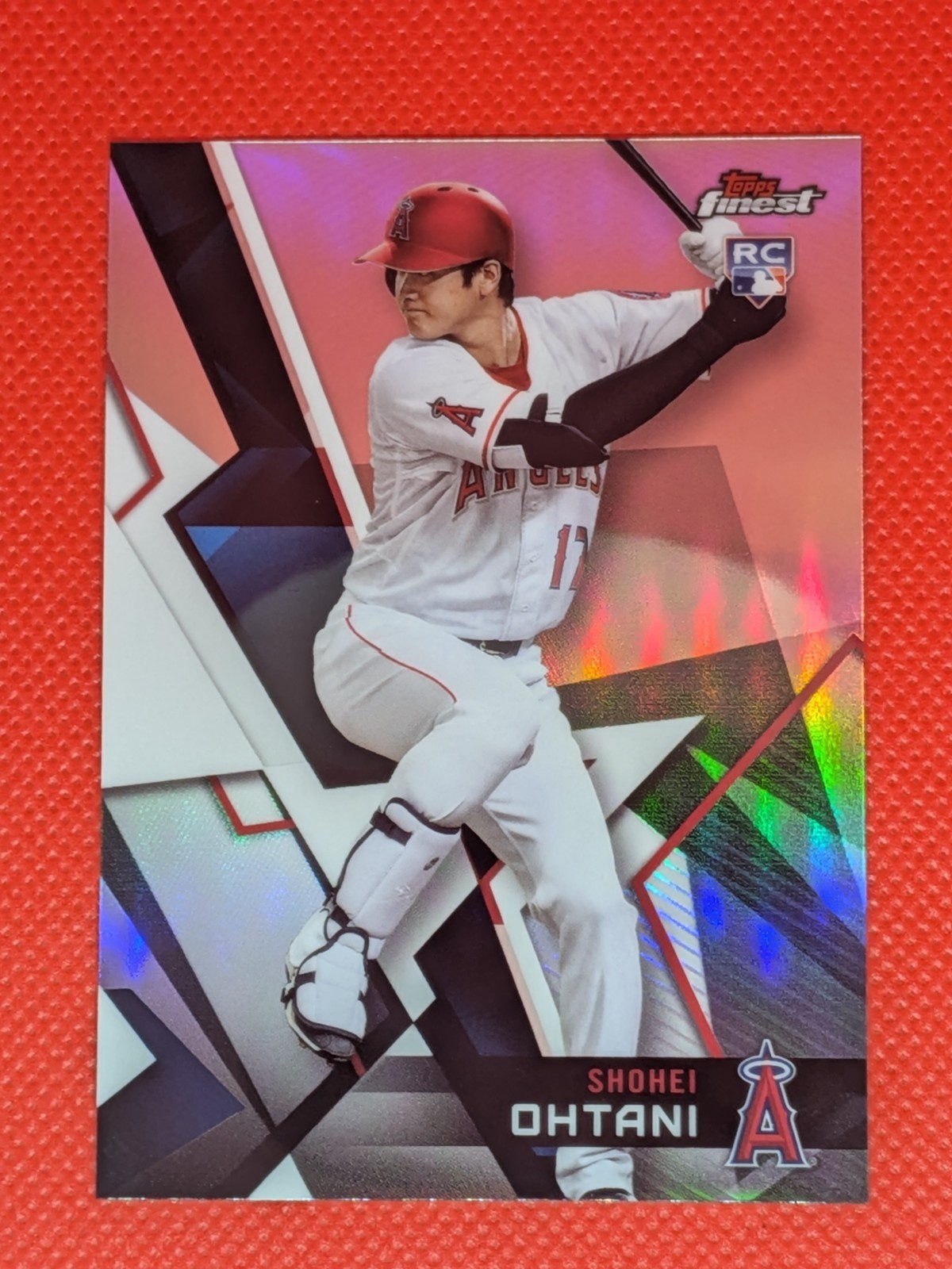 2018 Topps Finest Shohei Ohtani Refractor RC # 100 Rookie Card