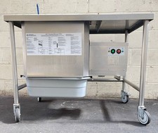 AYRKING AUTOMATIC ELECTRIC BBS BREADING TABLE 4  FRIED NASHVILLE CHICKEN BURGERS