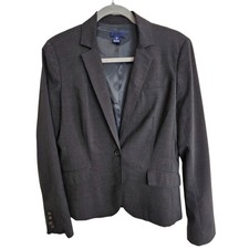 J Crew Womens Virgin Wool Blazer Sz 10 Career Corp Classic Dark Academia Preppy
