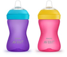 Philips AVENT My Grippy Spout Sippy Cup with Soft Spout and Leak-Proof Design...