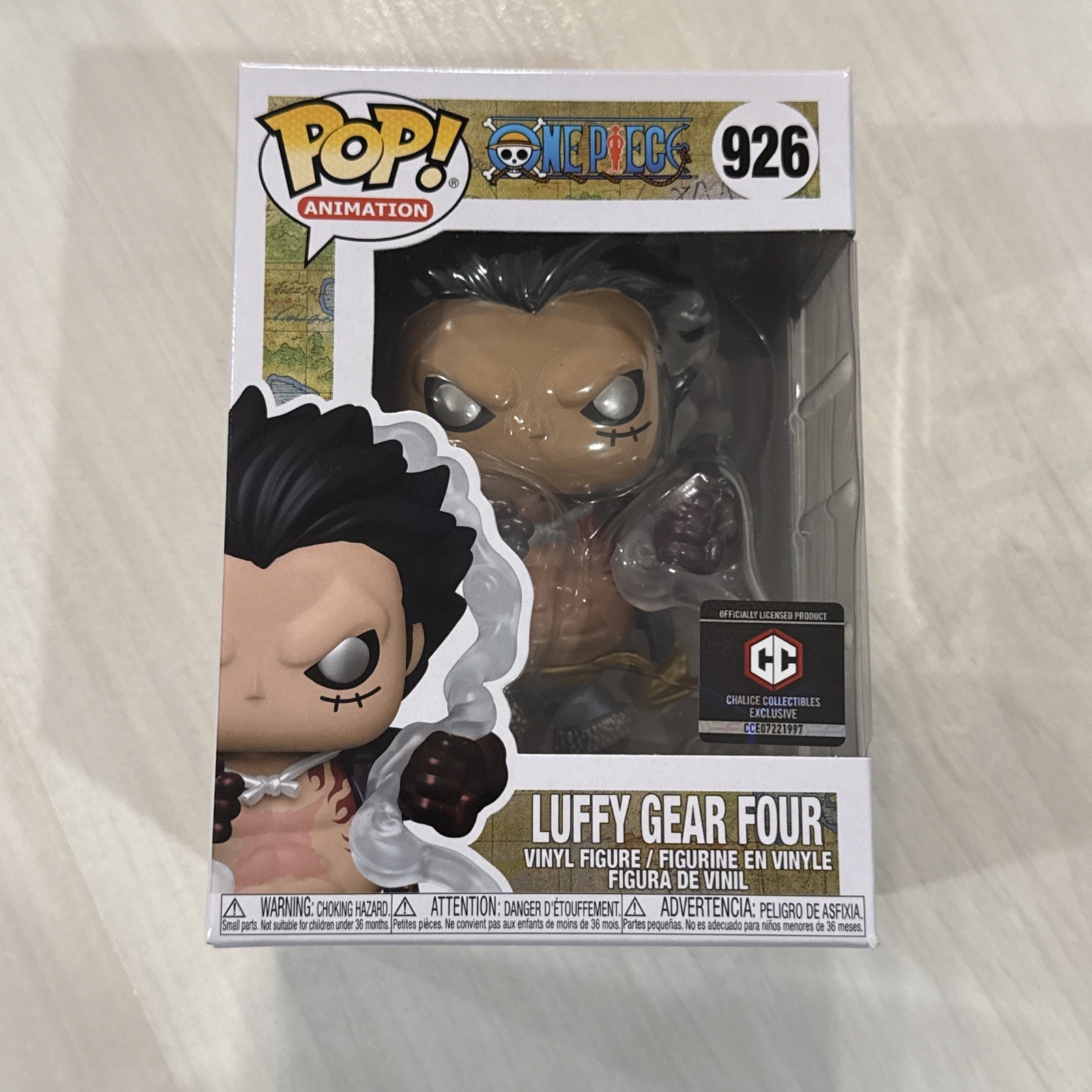Funko POP! Animación One Piece Luffy Gear 4th Metallic Exclusivo
