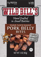 UPC 016767567922 product image for Wild Bill's Pork Belly Bites Bacon Type Burnt Ends One (1) 3oz Bag | upcitemdb.com
