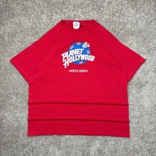Vintage 1991 Planet Hollywood Myrtle Beach T Shirt XL