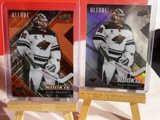 24/25 Upper Deck Jesper Wallstedt Allure  Orange Slice&Glitter Bomb Rookie Cards
