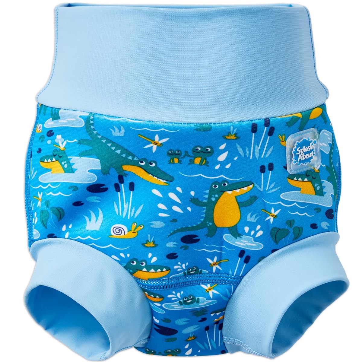 Splash About Baby & Toddler Happy Nappy (6-12 Months, Crocodile Swamp)