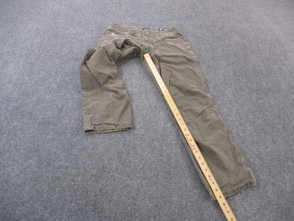 Pantalones Kuhl Para Hombre 32 X 30 Beige Aire Libre Senderismo Trabajo De Colección Pátina Teñida Revólvr Foto 3 de 4