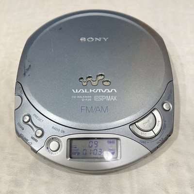 Sony CD Walkman D-F20 Portable Disc Player & AM/FM Radio, Silver
