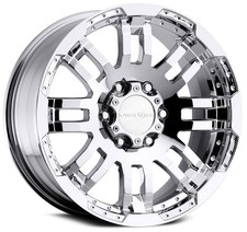 16x8 Vision 375 Warrior 6x5.56x139.7 0 Chrome Wheels Rims Set4 110
