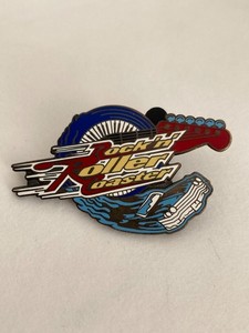 MGM Hollywood Studios Rock N Roller Coaster Red Guitar Limo Pin 779 Disney World