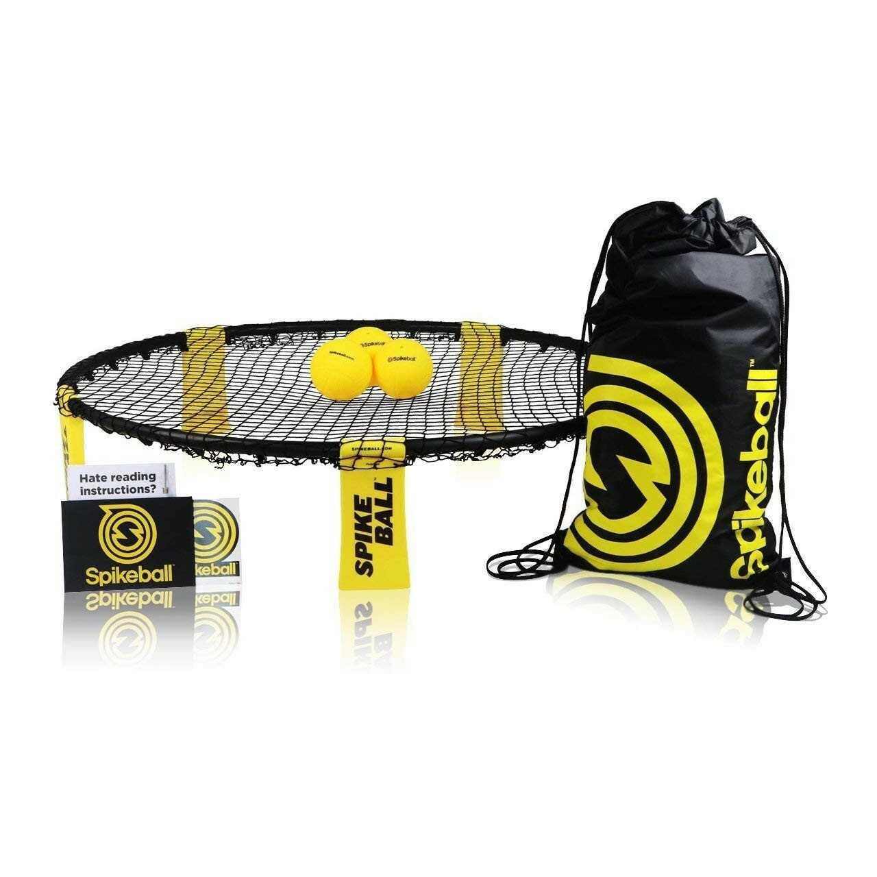 Spikeball Playing Net Balls Drawstring Bag Rule Book Outdoor Sports Adjustable Spikeball Playing Net Balls Drawstring Bag Rule Book Outdoor Sports Adjustable