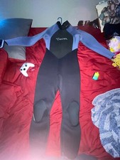 xcel mens black and blue wetsuit xl