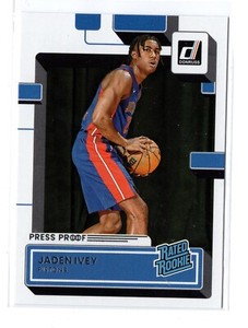 22-23 Donruss Silver Press Proof #205 Jaden Ivey - Detroit Pistons
