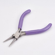 1PCS Carbon Steel Jewelry Pliers Side Cutting Pliers Polishing Flat Nose Pliers