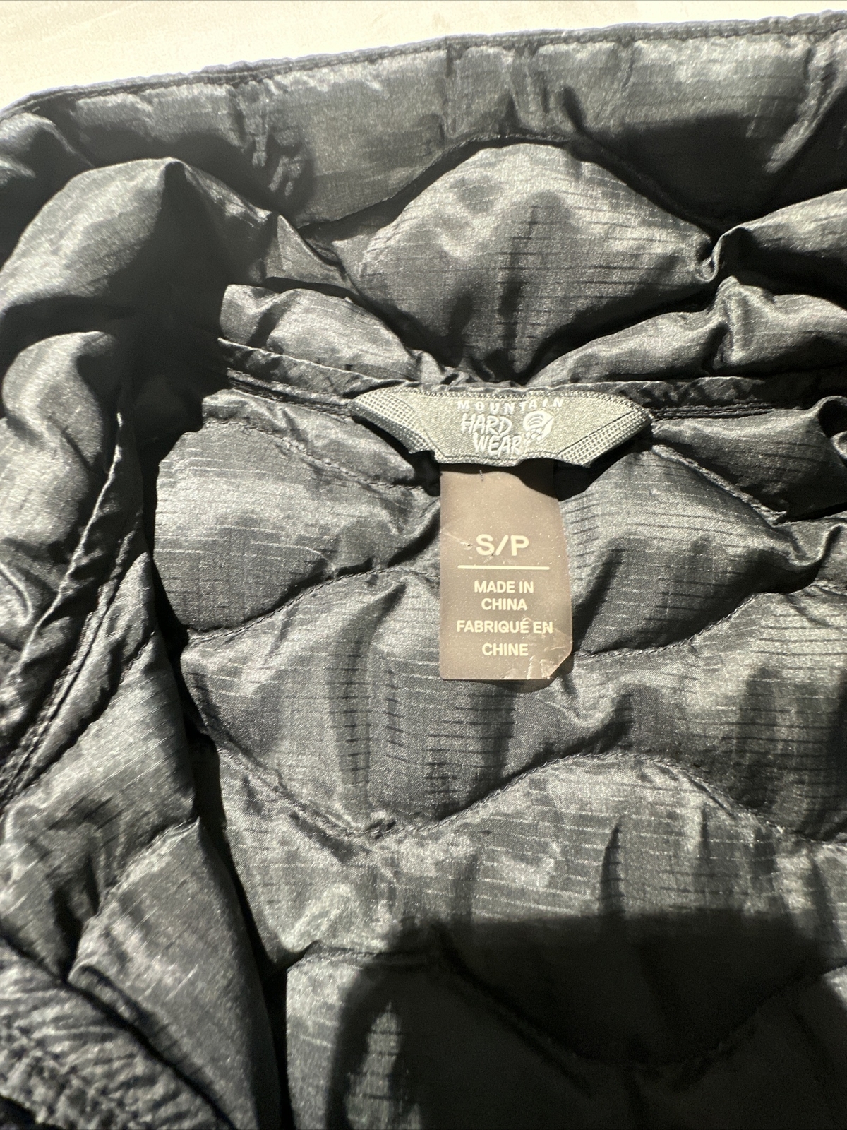 mountain hardwear puffy jacket Womens small black eBay