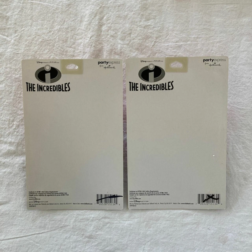 全新 The Incredibles 1 桌套 54 英寸 x 102 英寸 4 包 派对礼品 生日 — 第 4/4 张图片