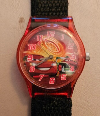 Disney Cars Wristwatch Analog Watch Black Band Never Worn | eBay