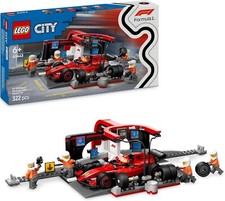 LEGO City 60443  F1 Boxenstopp mit Boxencrew und Ferrari Flitzer NEUHEIT 2025+