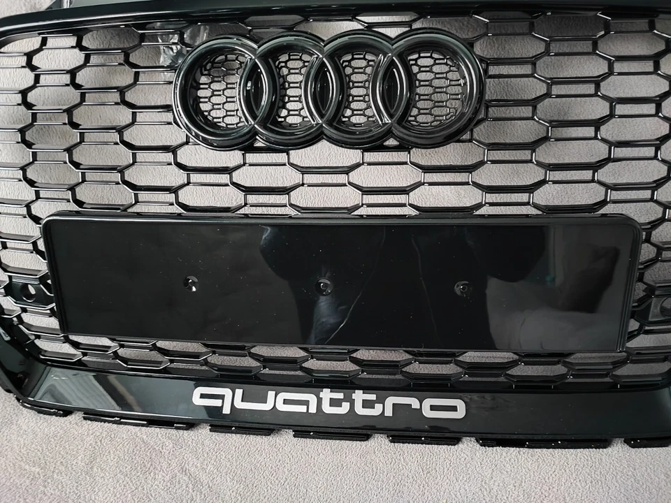 Parrilla delantera nido de abeja Audi A3 S3 8V (edición Quattro Black) - Imagen 3 de 4