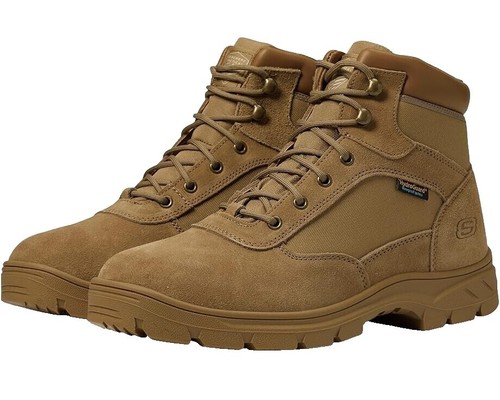 NEW Skechers Men\'s Size 12 Waterproof Boots Rickter Branson Khaki Brown 204910 Skechers 204910 CDB Mens US 9.5 M Dark Brown Rickter Branson  main image 2