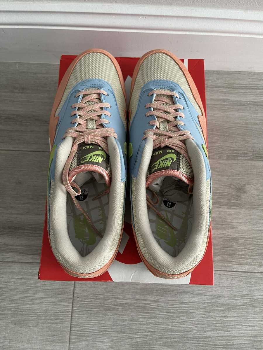 Nike Air Max 1 Light Madder Root DV3196-800 Vivid Green Rattan Size 12 NEW DS Nike Air Max 1 Light Madder Root DV3196-800 Vivid Green  main image 4