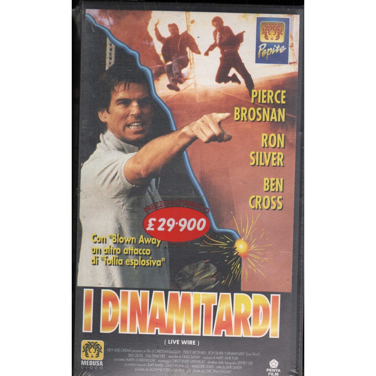 I Dinamitardi VHS Christian Duguay Univideo - 1034102 Sealed