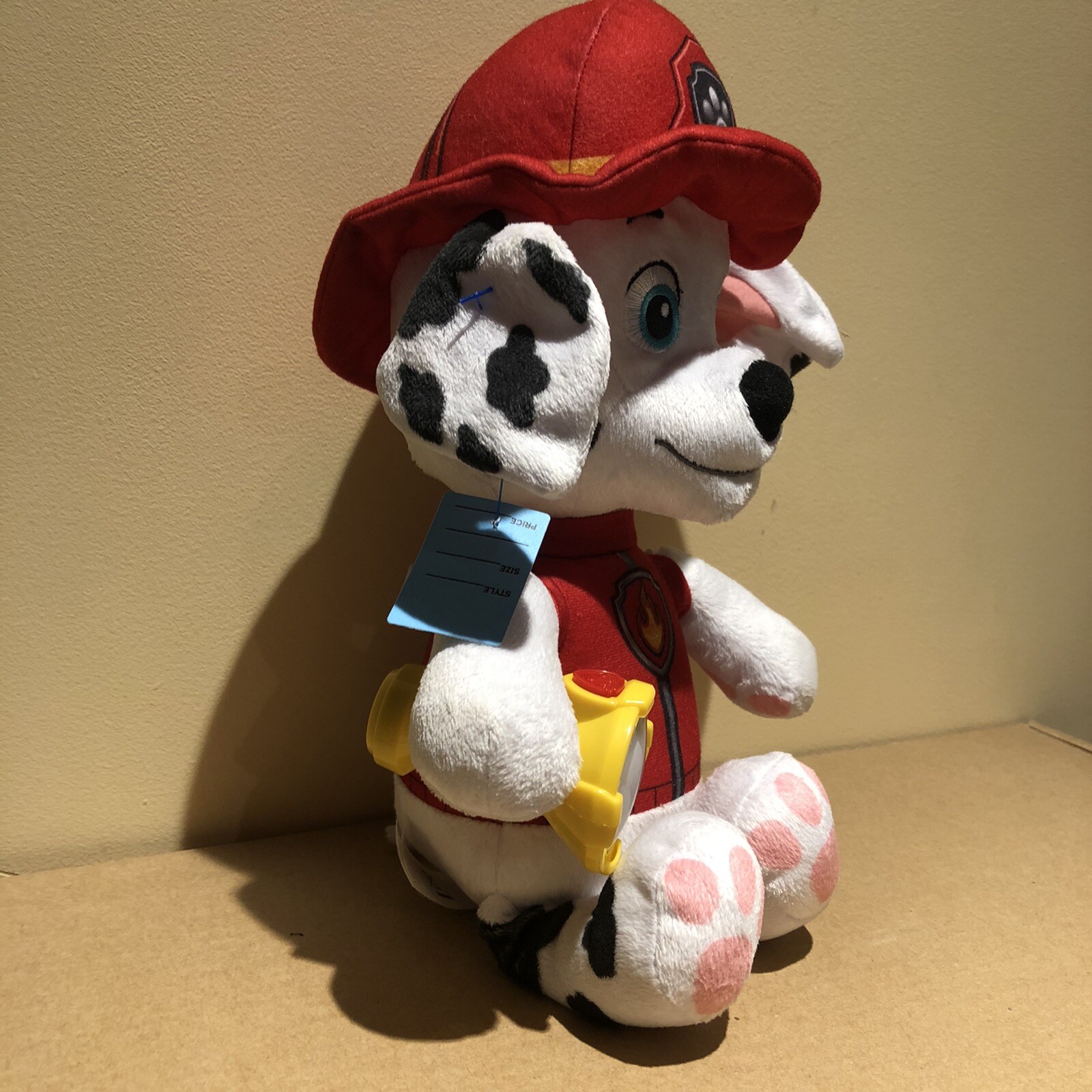  Paw Patrol Snuggle Up Plush with Flashlight And Sounds Toy - Marshall Puppy 