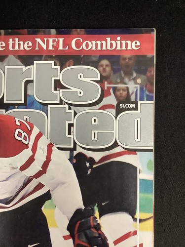 Sidney Crosby Team Canada Sports Illustrated 3/8/10 No Label Olympic Gold Mag - Picture 3 of 6