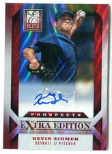 2013 Elite Extra Edition Kevin Ziomek AUTO AUTOGRAPH RC 268/669 DETROIT TIGERS