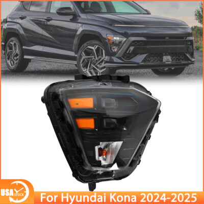 #ad For 2024 2025 Hyundai Kona 92102 BE020 Right RH LED Headlight w Halogen Signal $236.89