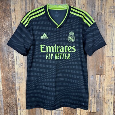 Real Madrid 2022-23 Third Soccer Jersey Adidas HI1656 Men's Small