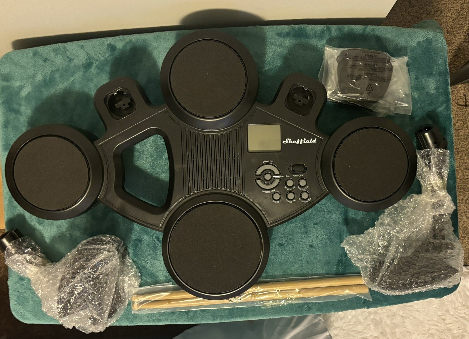 Sheffield Electronic Drum kit, with Cymbals New Open Box eBay