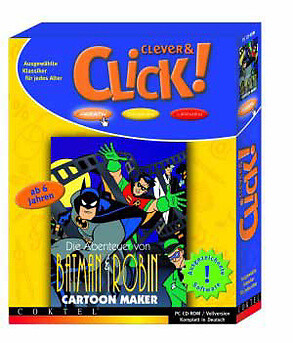 Batman & Robin - Cartoon Maker. Clever & Click (PC, 2000) Ab 6 Jahre