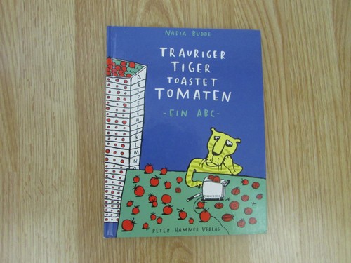 Trauriger Tiger Toastet Tomaten