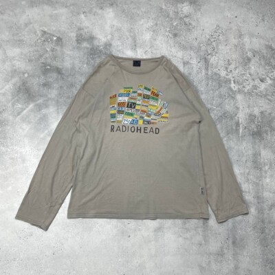 Radiohead Hail to the Thief Tshirt　ベージュ Radiohead Hail to the Thief Tshirtベージュ