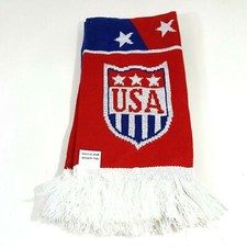 USA Scarf Patriotic Large Red White Blue 5ft TJ15