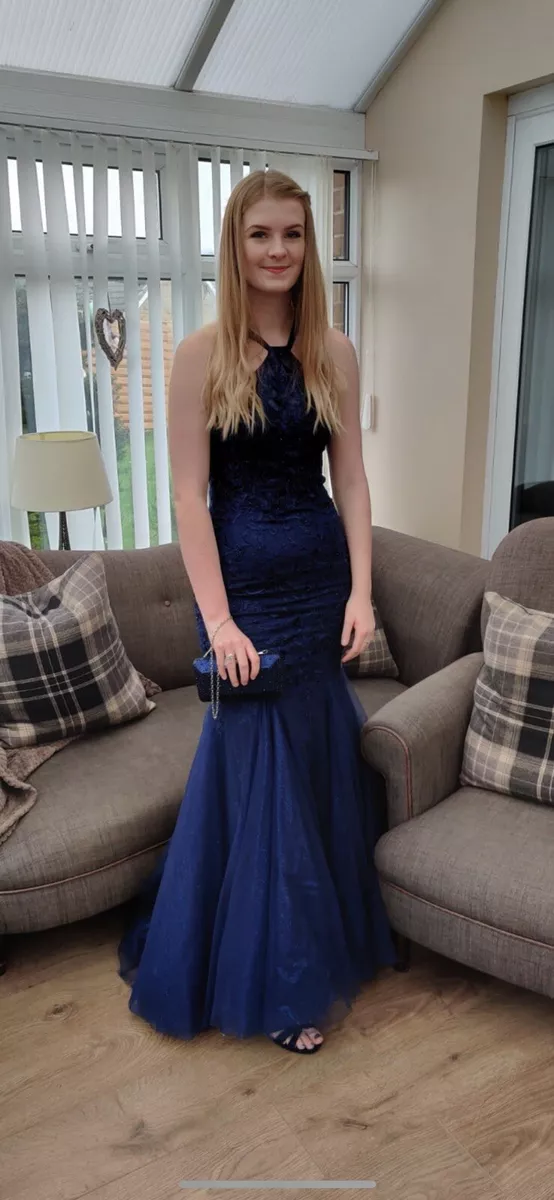Navy clearance prom dresses