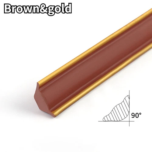 Self-adhesive Wall Inner Corner Trim Molding Line Ceiling Edge Caulk Strip - Picture 9 of 32