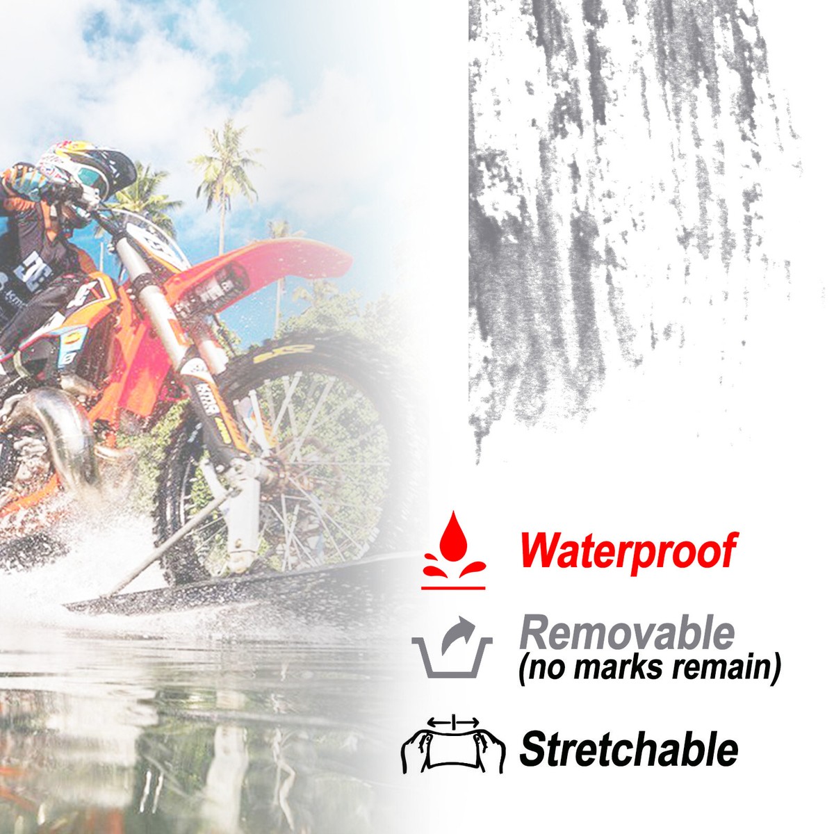 Motocross Enduro Rim Tapes All Sizes 21 19 18 17 16 14 12