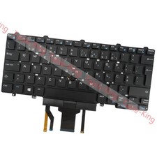 Portuguese Backlit Laptop Keyboard W/Pointer For Dell Latitude E5480 E7480